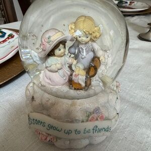 Vintage Snow Globe and Music Player